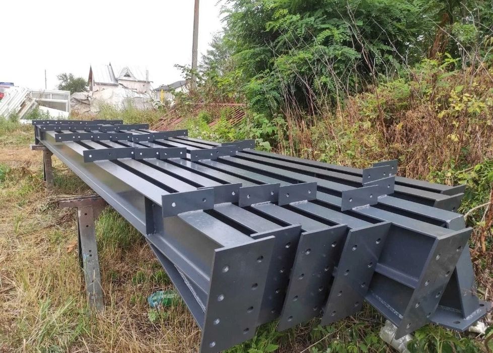 Vând hală structură metalică confecționată din Euro profile ipe 200 pu