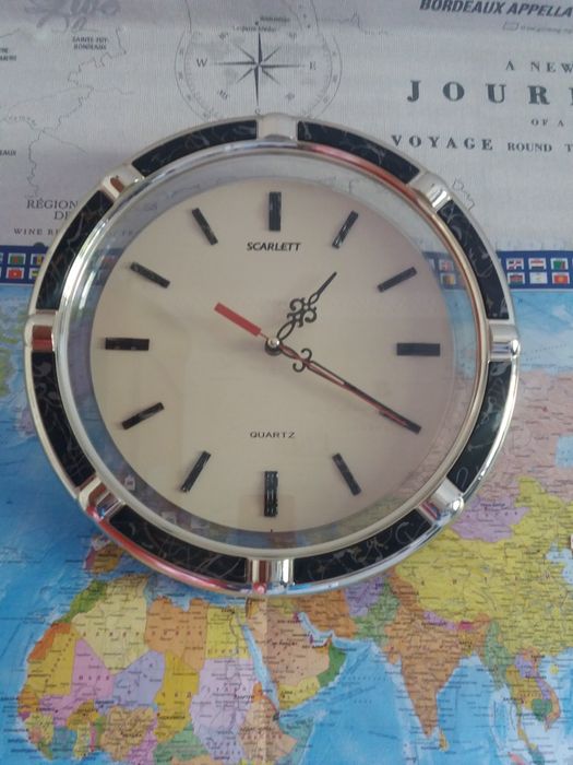Настенные часы стеклянные SCARLETT