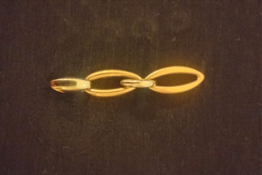 Cadou vintage! Brățară și pandantiv  placate cu aur,