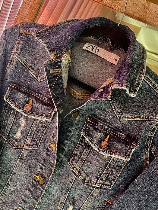 Дамско дънкено яке ZARA/ЗАРА