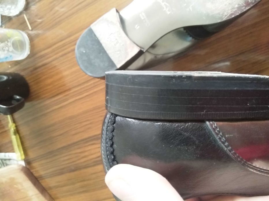 Мъжки кожени обувки Boss