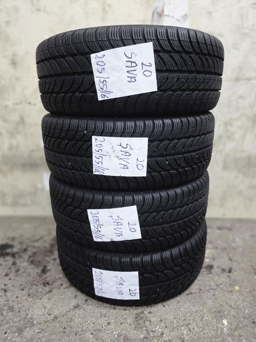 4×205/55/16 M+S.SAVA 2020.Stare excelenta.