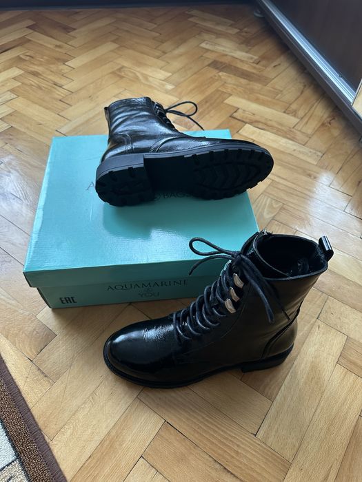 Черни боти естествен лак