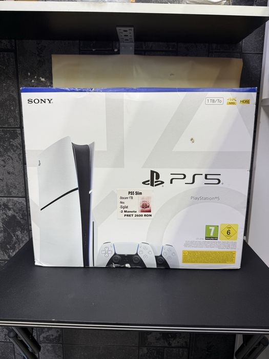 Ps5 slim 1 TB 2 manete sigilat Kingamanet