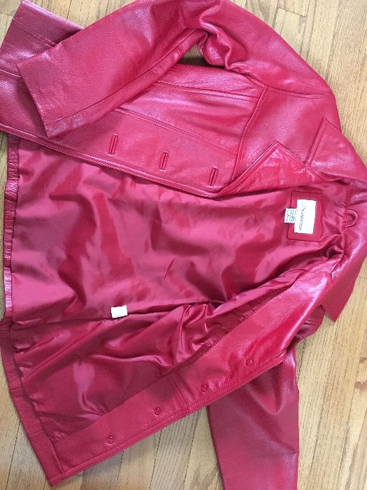 Дамско яке-сако естествена кожа