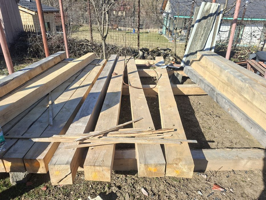 Grinzi de lemn de 3 si 4 m