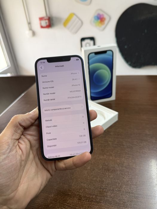 Vand Iphone 12 128Gb Blue Full Box