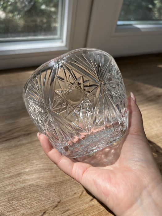 Вазочка для варенья хрусталь