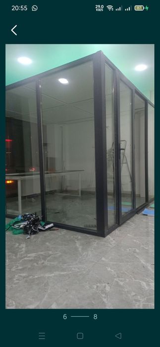 Перегородки Алюминий и ПВХ