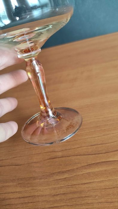 Комплект от 6 бр.чаши от кристално стъкло