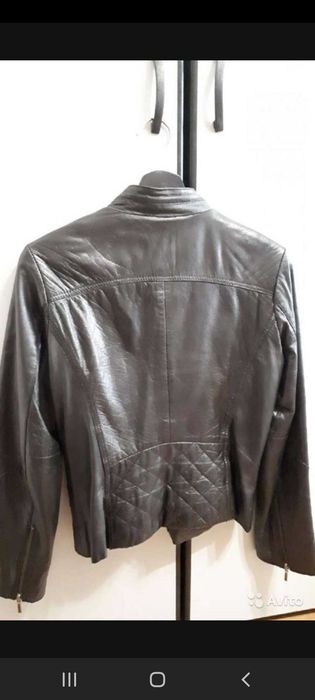 Куртка кожаная 44