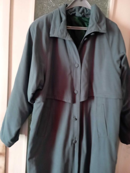 Дамски дълъг шлифер № 54 с дебела сваляща се подплата