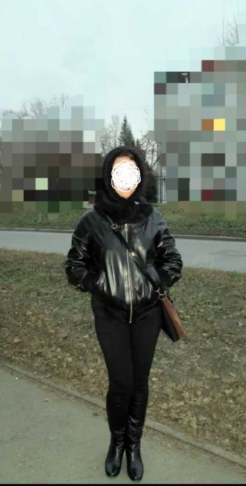Куртка кожаная женская 48-50разм