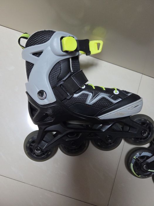 Role reglabile copii gri/ galben 29-32