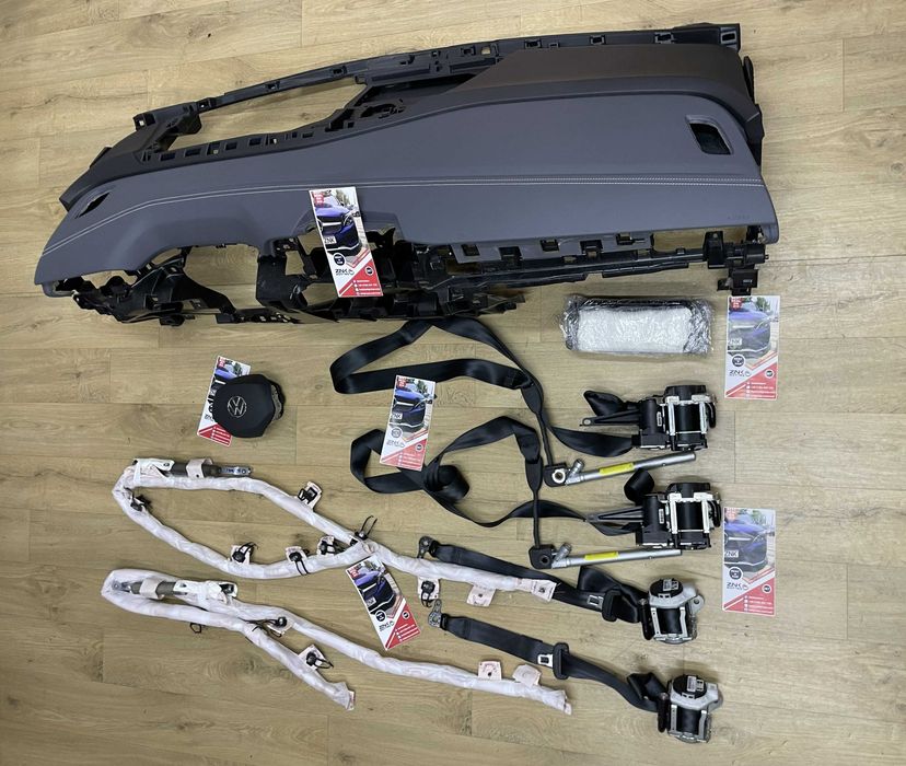 Volkswagen ID4 - plansa de bord - kit airbag - set centuri siguranta