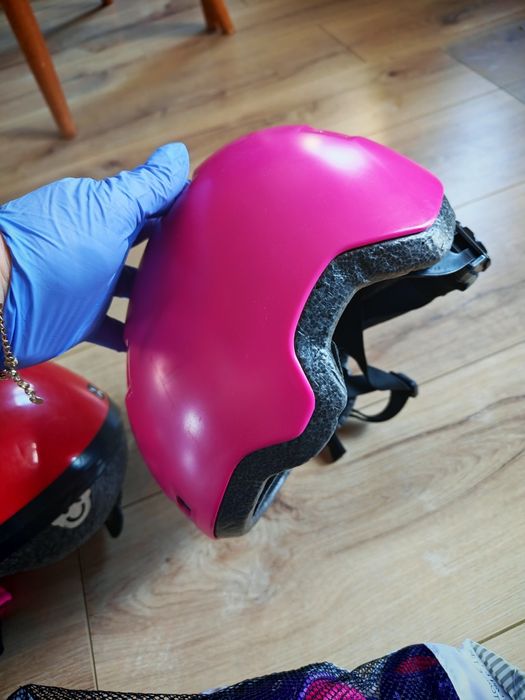 Casca protecție copii roz