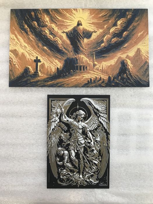 Hueforge детайлен цветен 3д печат Механичен Бухал