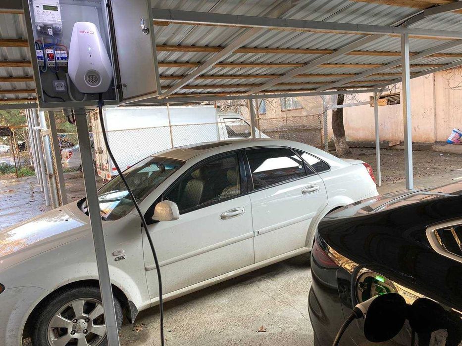 Elektromobil zaryadka stansiya | зарядное устройство установка E-18