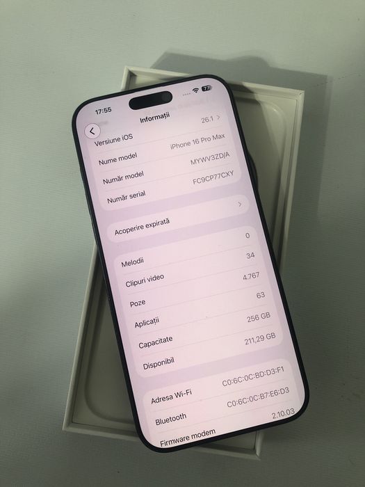 Iphone 16 pro max black