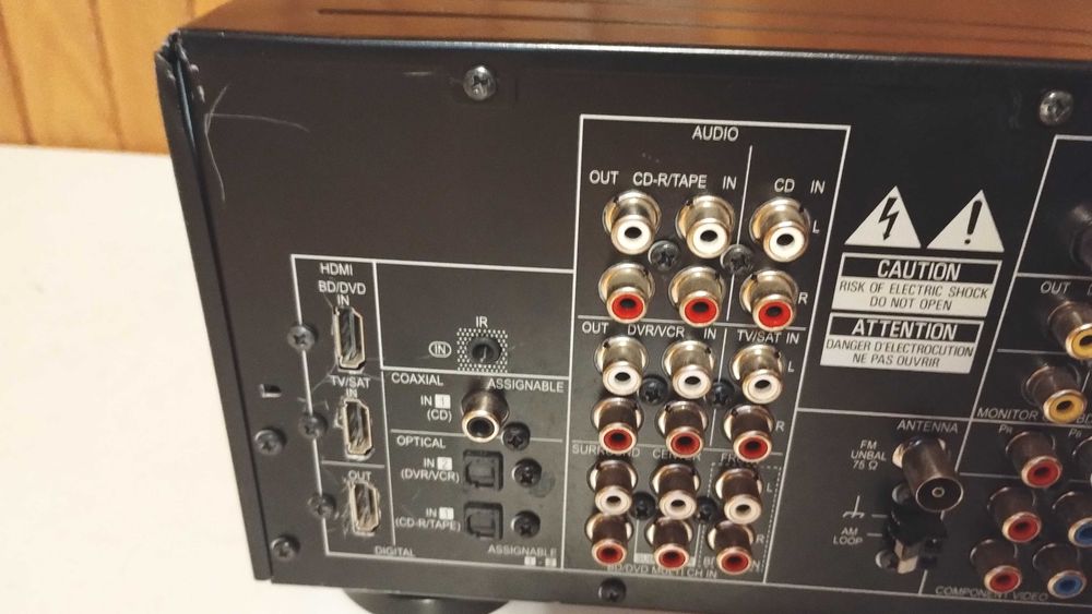 radio receiver Pioneer vsx519 amplituner hdmi optic coax