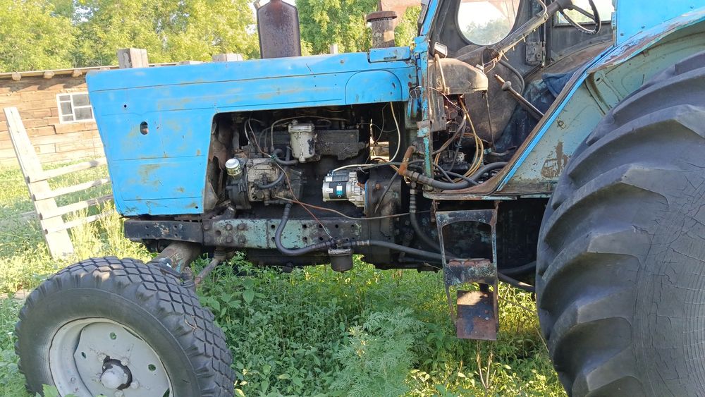 МТЗ 80 пресс подборщик косилка