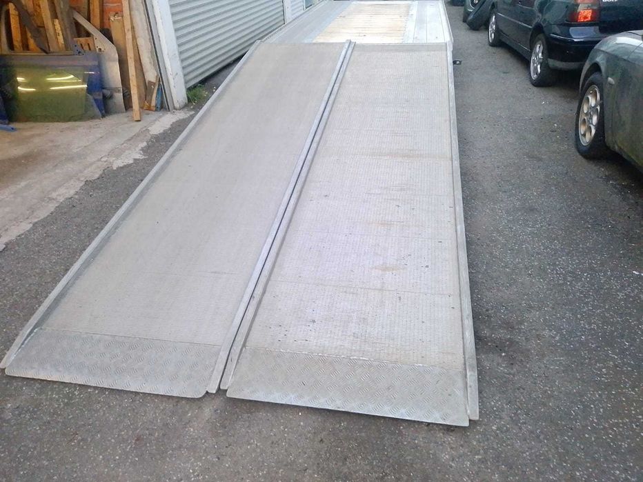 Алуминиеви рампи за мини багер и строителна техника