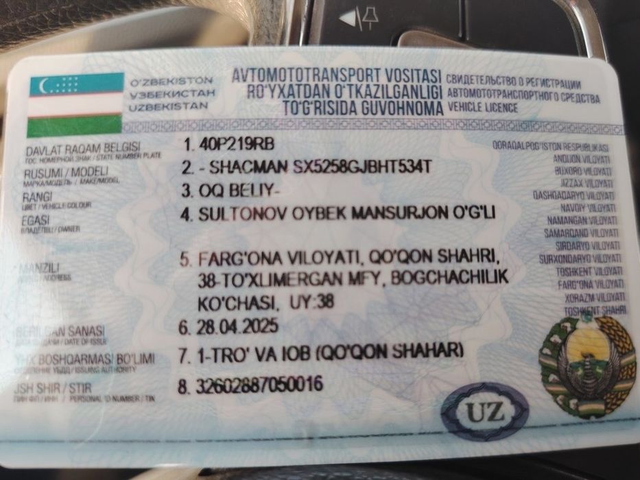 SHACMAN H3000s Probeg 87,000km