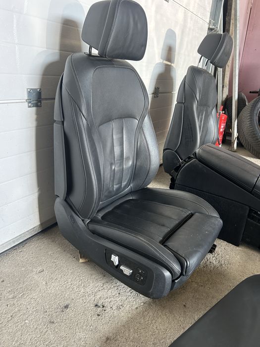 Interior piele negru scaune bancheta bmw x5 G05 2020
