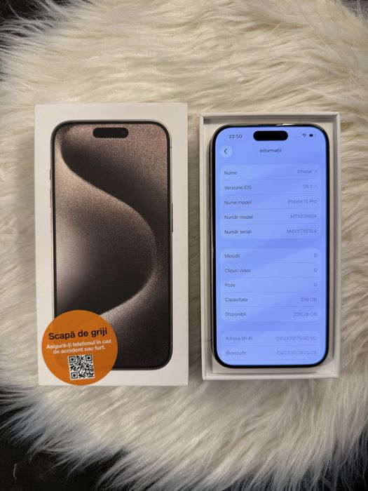 iPhone 15 Pro 256GB Impecabil