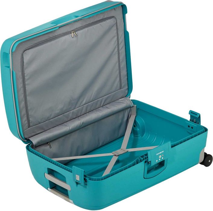 Чемодан Samsonite S’Cure Aqua Blue! Размер L (75cm). Made in Europe!