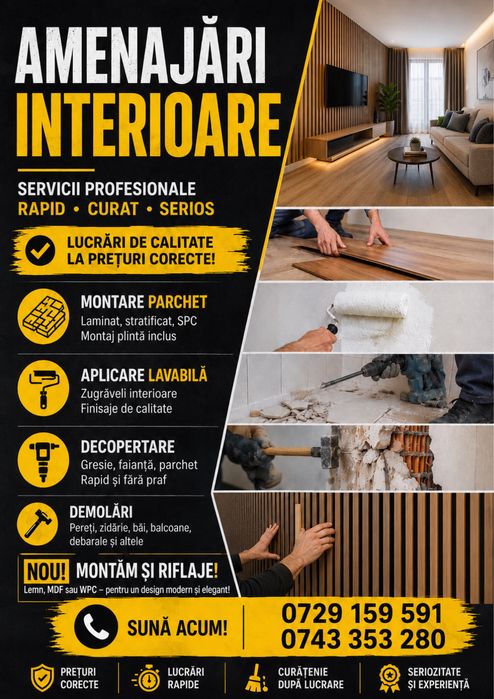 Amenajari interioare