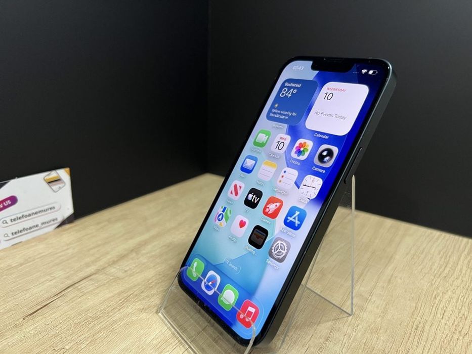 iPhone 13 128Gb Midnight Second-Hand 3 ani garanție, Telefoane Mures