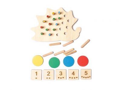 Развивающая игра "Добрый ежик"