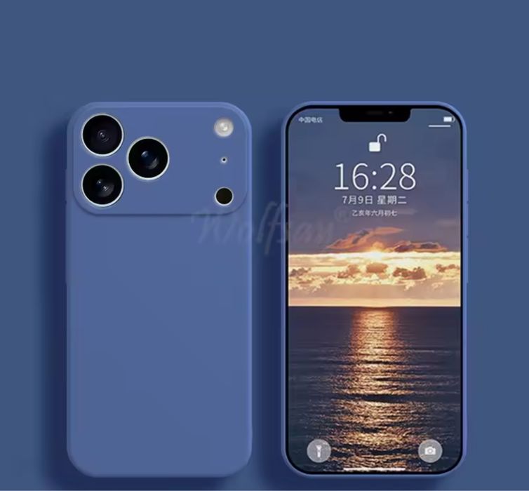 Iphone 17/17 AIR/17 PRO/17 PRO MAX - Husa Soft Alcantara Folie Sticla