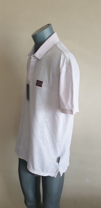 Napapijri Pique Cotton Regular Fit / XL НОВО! ОРИГИНАЛ! Мъжка Тениска!