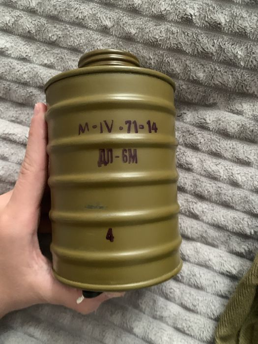 Фильтр от противогаза ДП-6М, состояние новое, (редкий)