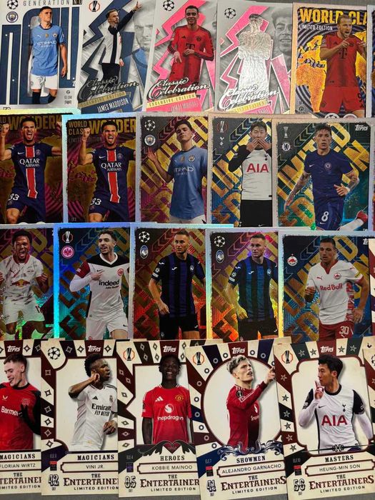 карти Topps Match Attax 25/26, 24/25, 23/24, Premier League 25/26, Women's Champions 24/25, Euro 2024
