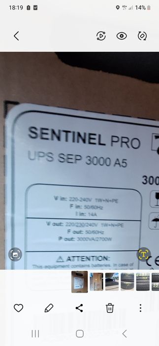 UPS Riello sentinel pro 3000VA 2700 W