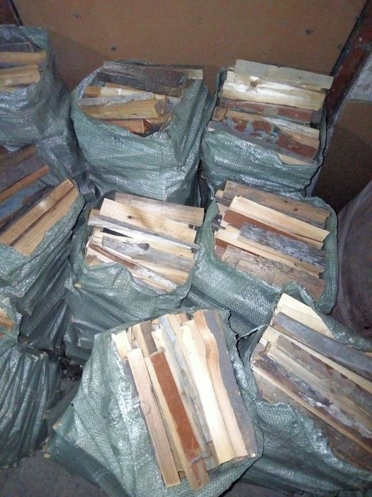 Дрова    мешками