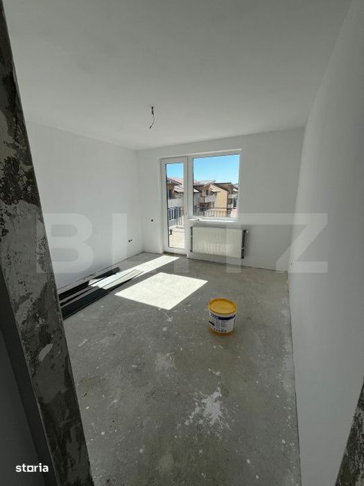 Apartament semifinisat, decomandat, terasa de 53 mp, zona Eroilor — fotografia 3