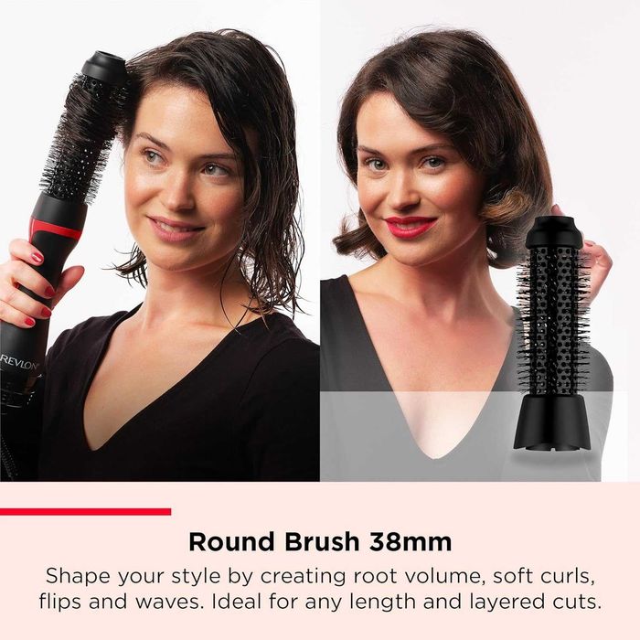 REVLON 5-в-1  One-Step™ RVDR5370 сешоар и мултифункционален стилизатор за коса , 5 приставки