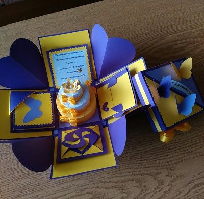 Кутийка-картичка/покана - 35лв