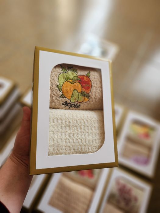 Турецкий набор салфетки в каробке(sochiq)