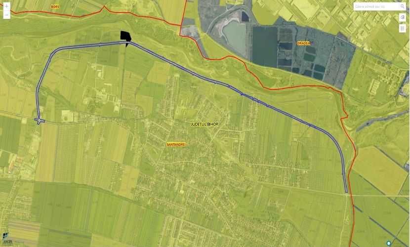 Teren intravilan industrial 8.717 mp cu front la centura noua