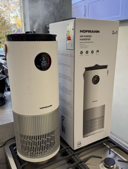 Очиститель воздуха и увлажнитель HOFMANN 2в1 / 40 кв