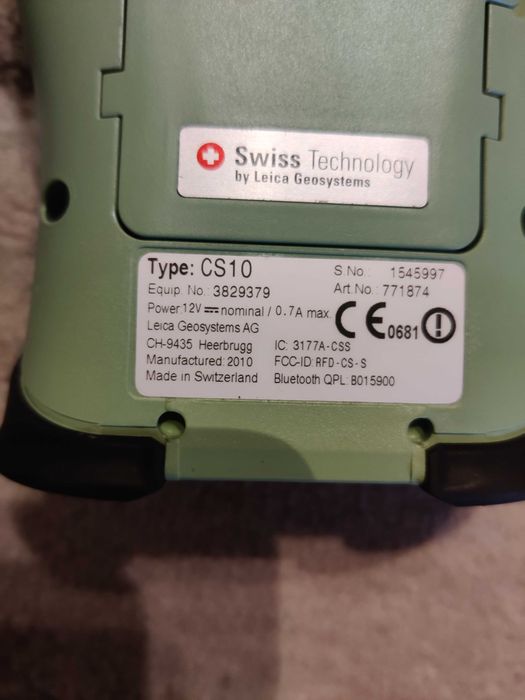 Leica Cs 10 GIS Handsheld Nou!