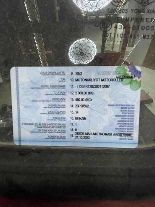 Cavalo benzinli moto