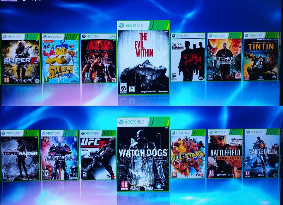 Xbox 360 прошитый +70 игр