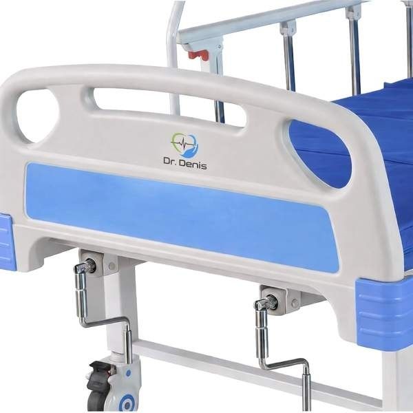 Pat de spital Nou ,rabatabil profesional medical cu saltea, 4 secțiuni, suport 200 kg, reglare spate și picioare