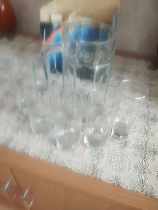 Наборы посуды. Стекло, фарфор.